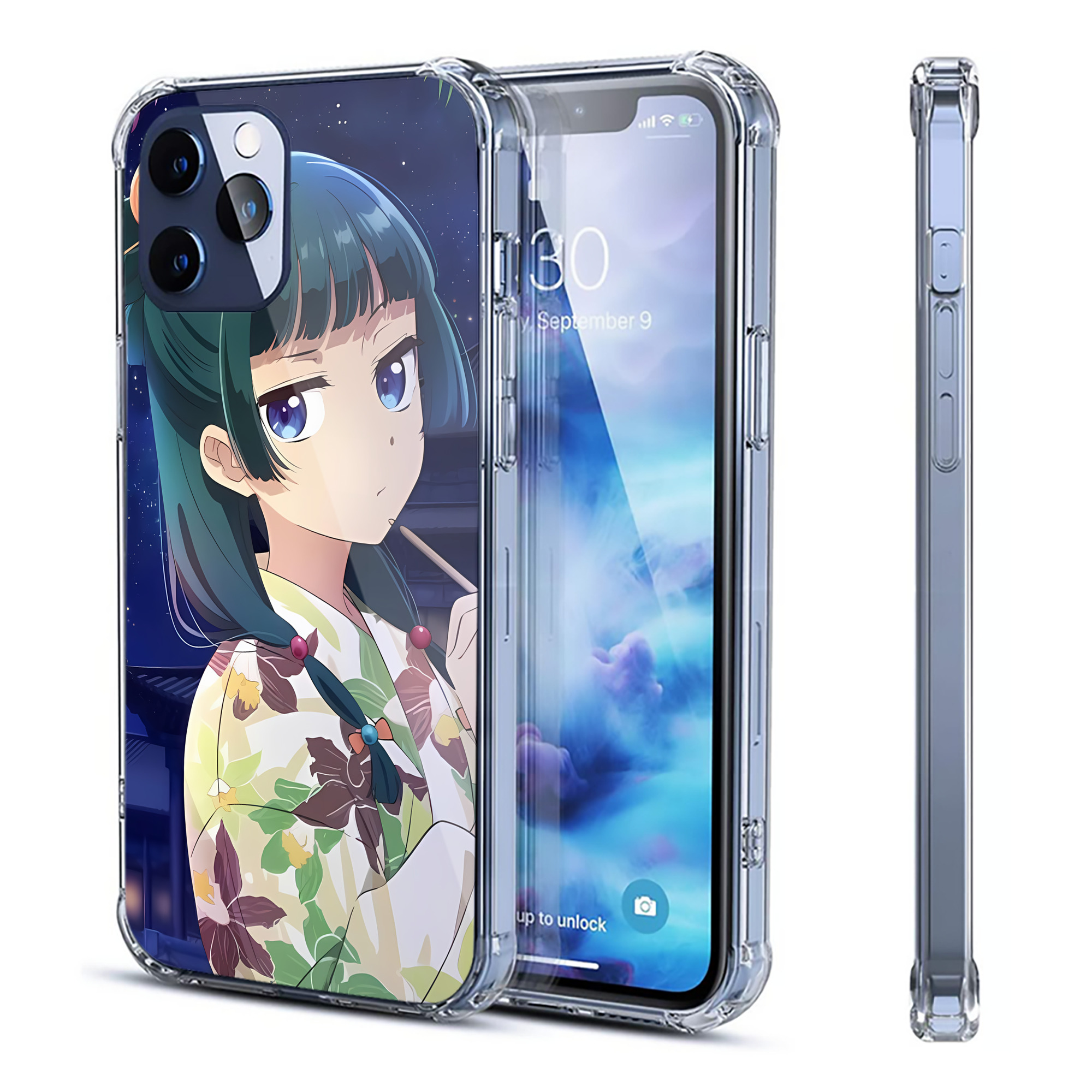 （画像用） 薬屋のひとりごと The Apothecary Diaries 【iPhone 12シリーズ対応】透明スマホケース（クリアソフトケース）